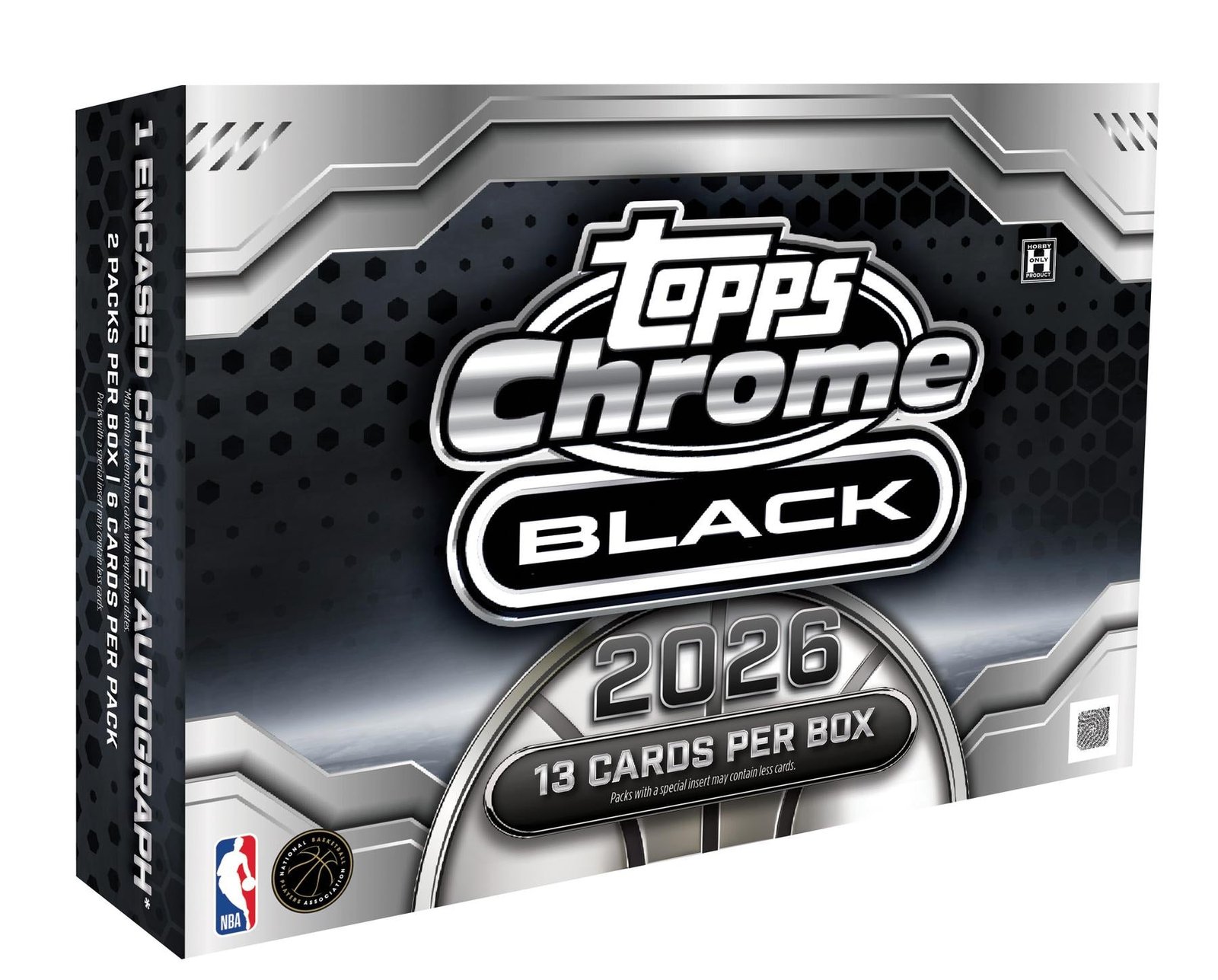 2025/26 Topps Chrome Black Basketball Hobby Box (Presell)